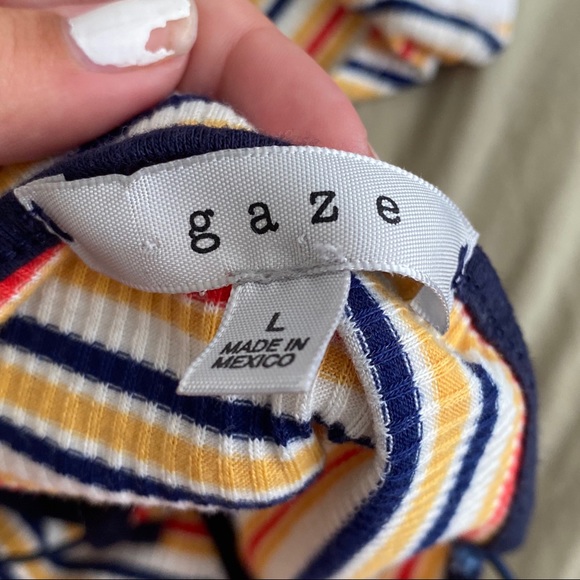 Retro Striped Body Suit - Picture 5 of 5